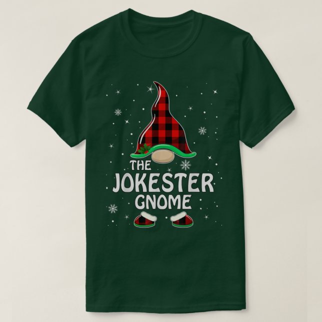 Camiseta Jokester Gnomo Xadrez Buffalo Matando Família Chri (Frente do Design)