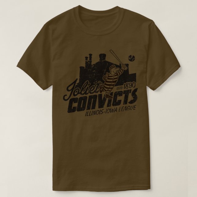 Camiseta Joliet Convicts (Frente do Design)