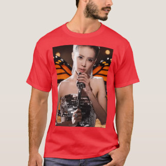 Camiseta Jolin Tsai, a borboleta social cantora