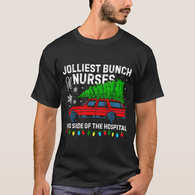 Camiseta Jolliest Bunch Of Nurses This Side Of The Hostal C (Frente)