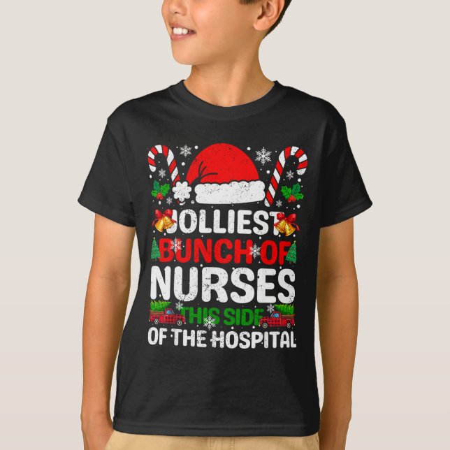 Camiseta Jolliest Bunch Of Nurses This Side Of The Hostal C (Frente)