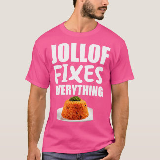 Camiseta Jollof corrige tudo o que é engraçado