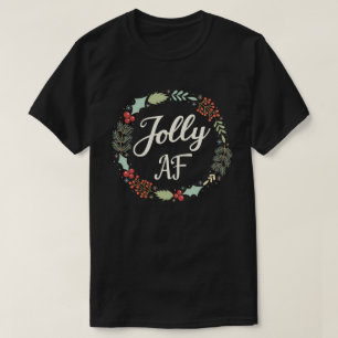 Camiseta Jolly Af Engraçado Adulto Festa de Natal