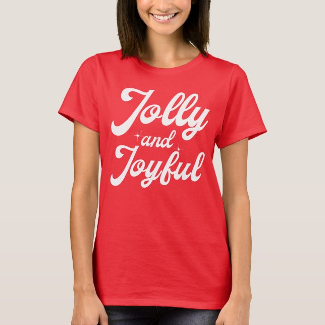 Camiseta Jolly and Joyful  (Frente)