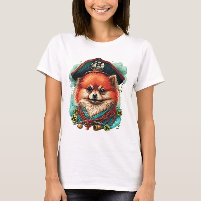 Camiseta jolly corgis in blue (Frente)