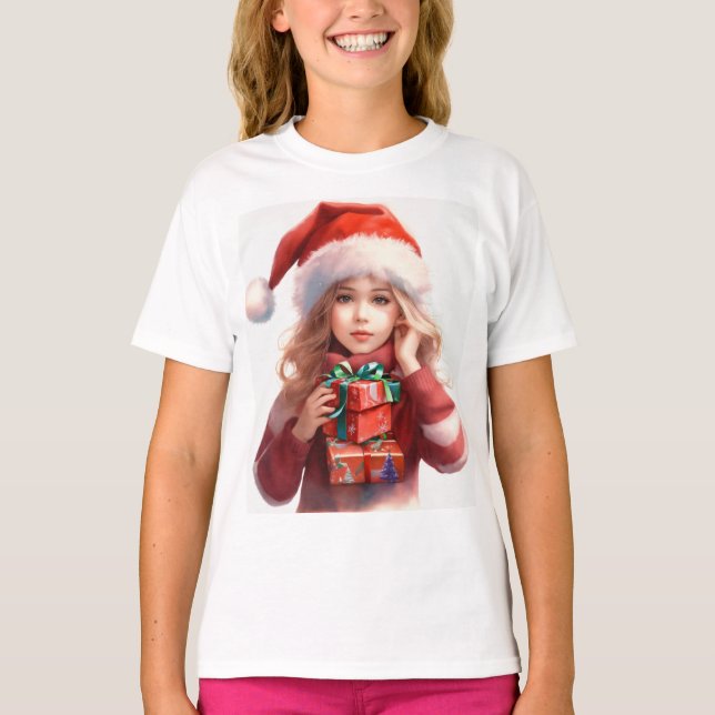 Camiseta "Jolly Festivations: Natal 2023 - Coleção de Tee" (Frente)