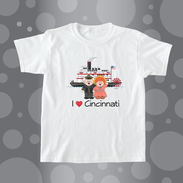 Camiseta Jolly Kins I Love Cincinnati (Criador carregado)