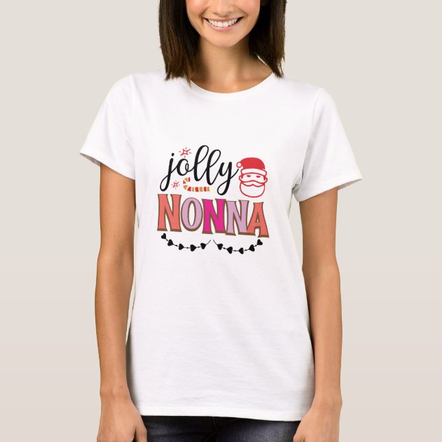 Camiseta Jolly Nonna - Natal (Frente)