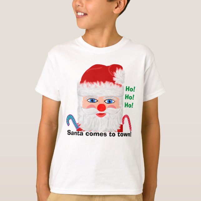 Camiseta Jolly Papais noeis Ho Ho Ho (Frente)