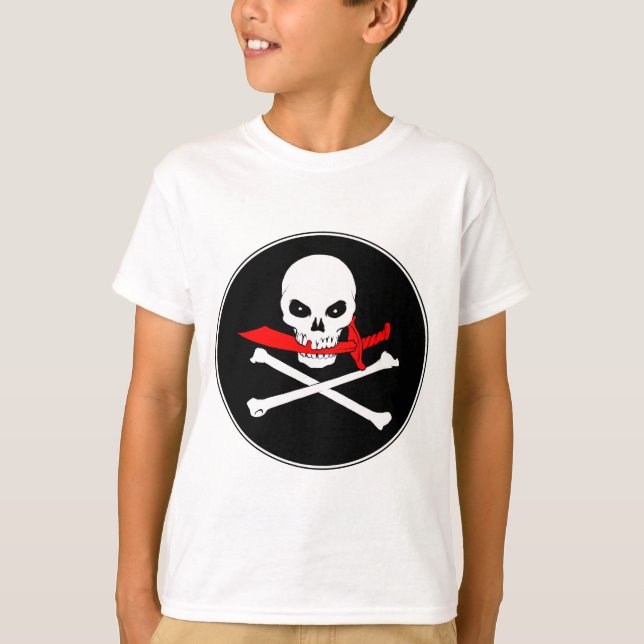 Camiseta Jolly Roger (churrasco)Lids T-shirt (Frente)