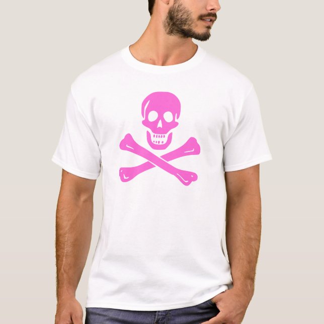 Camiseta Jolly Roger Pink (Frente)