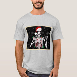 Camiseta Jolly Skeleton Sips: Café de Natal Único