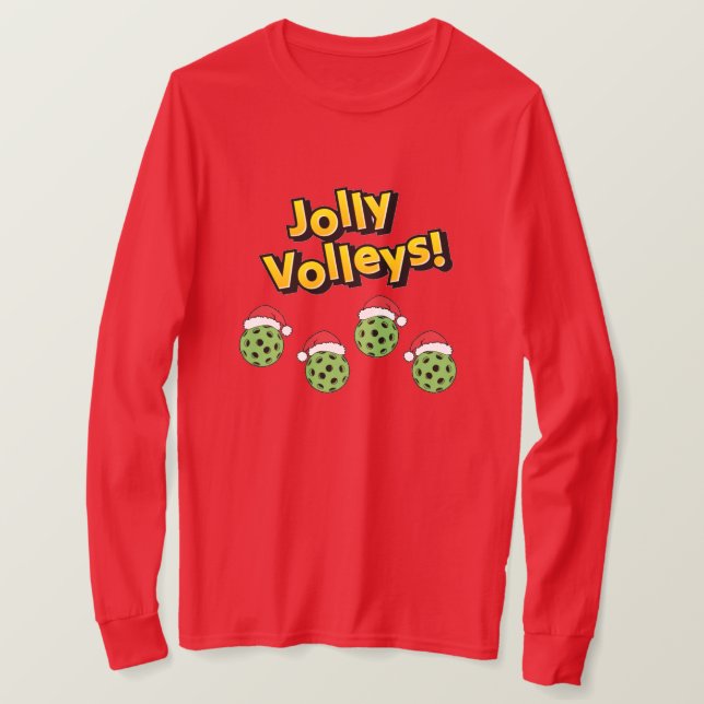 Camiseta Jolly Volleys Long Sleeve T Shirt (Frente do Design)