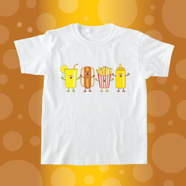 Camiseta JollyKins Hot Dog Amigos (Criador carregado)
