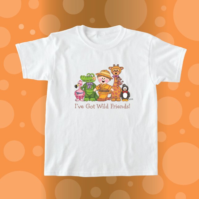 Camiseta JollyKins Wild Zoo Friends T-Shirt (Criador carregado)
