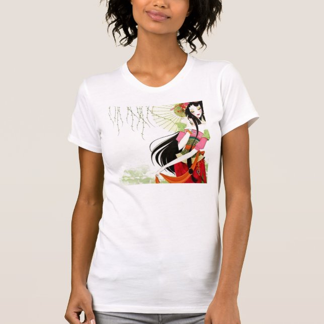 Camiseta JoLove projeta a menina de gueixa T (Frente)