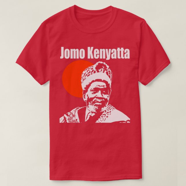 Camiseta Jomo Kenyatta (Frente do Design)
