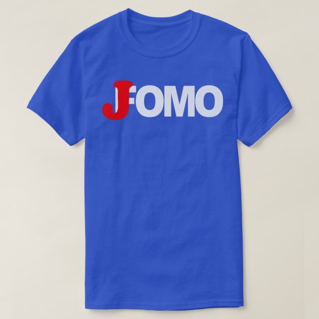 Camiseta JOMO não FOMO Joy Of Misout Divertido PRESENTE in (Frente do Design)