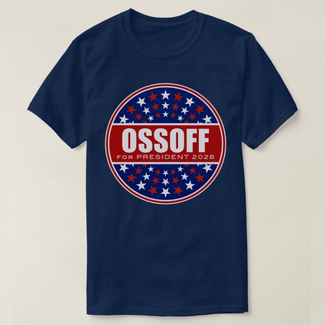Camiseta Jon Ossoff Presidente 2028 (Frente do Design)