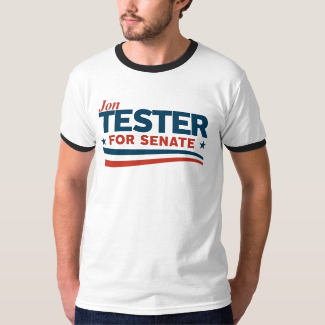 Camiseta Jon Tester para Senado (Frente)