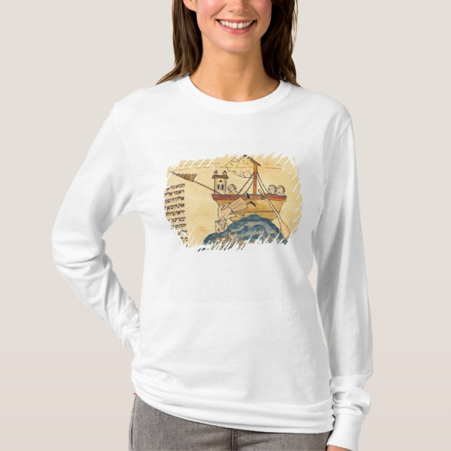Camiseta Jonah comido pela baleia (Frente)
