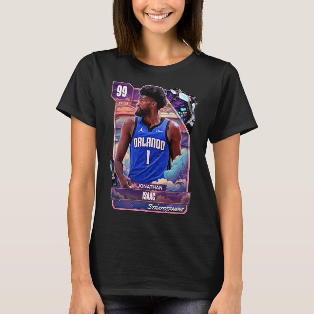 Camiseta Jonathan Isaac 99 Dark Card Hd (Frente)