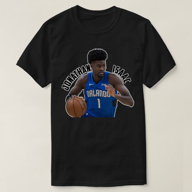 Camiseta Jonathan Isaac Tee e Magnets Long T Shirt (Frente do Design)