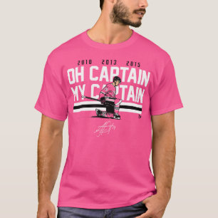 Camiseta Jonathan Toews Oh Capitão Meu Capitão Hóquei de Ch