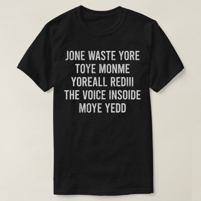 Camiseta Jone Desperta Seu Toye Monme Jone Desperta Seu Tem (Frente do Design)