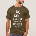 Camiseta JONES Funny Surname Birthday Family Tree Reunião<br><div class="desc">JONES Funny Surname Birthday Family Tree Reunion Verifique nossa seleção de camisa para o melhor em peças únicas ou personalizadas feitas à mão de nossos compras de roupas.</div>