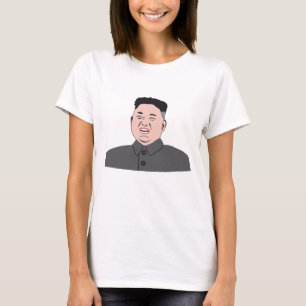 Camiseta Jong-un de riso de Kim