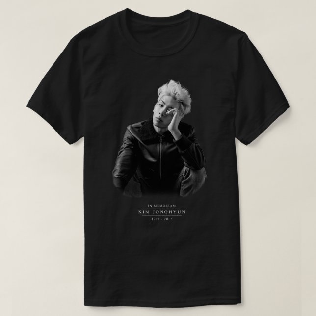 Camiseta Jonghyun - No Memoriam Classic T-Shirt.png (Frente do Design)