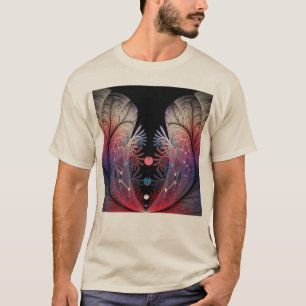 Camiseta Jonglage Abstrato Modern Fantasy Fractal Art