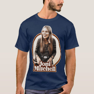 Camiseta Joni Mitchell 70s Sepia Tone