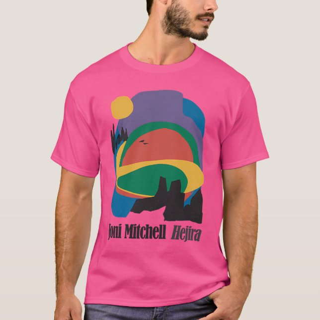 Camiseta Joni Mitchell Hejira Fan Art (Frente)