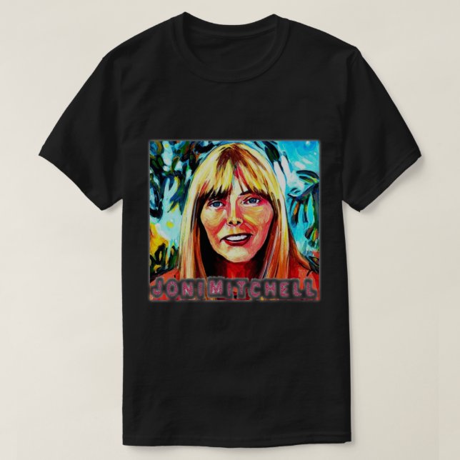 Camiseta Joni Mitchell Jon Joni (Frente do Design)