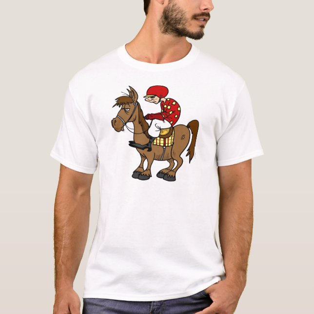 Camiseta Jóquei do cavalo de Brown (Frente)