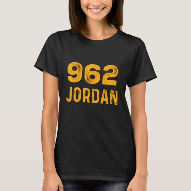Camiseta Jordan 962 T-Shirt Distressed Country Area Code Te (Frente)