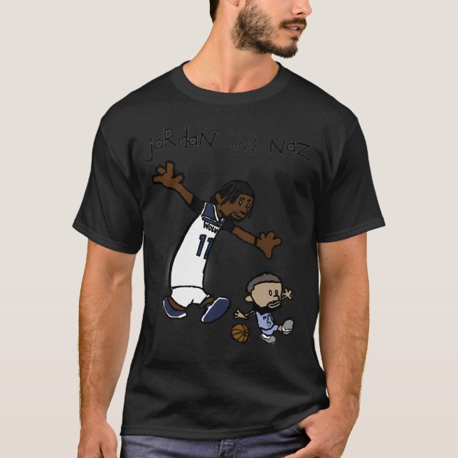 Camiseta Jordan E Naz (Calvin E Hobbes) (Frente)