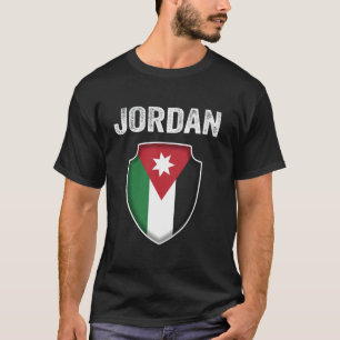 Camiseta Jordânia,Bandeira da Jordânia,Reino Jordaniano,Paí