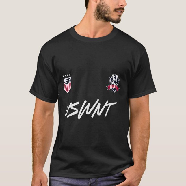 Camiseta Jordyn Bugg 3 Navy Uswnt Licença Oficial  (Frente)