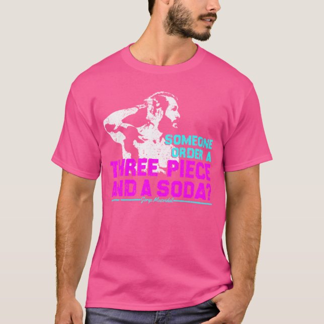 Camiseta Jorge Masvidal Três Peça E Soda (Frente)