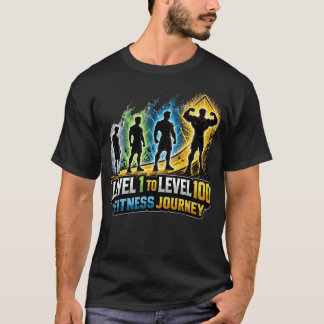 Camiseta Jornada de condicionamento físico do Nível 1 ao Ní