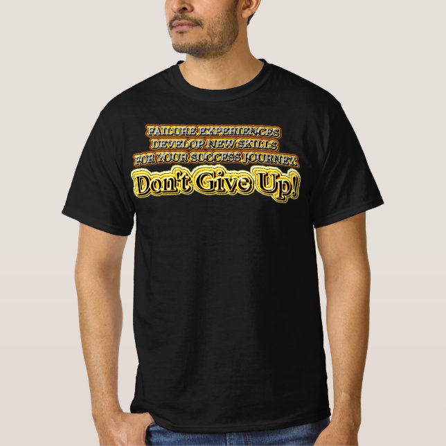 Camiseta "Jornada de Sucesso" Design. Compre agora (Frente)