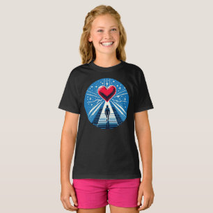 Camiseta Jornada do Coração em Pixels - Arte do Crescimento