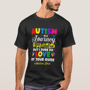 Camiseta Jornada do Pai Autista Amor Crianças Autistas