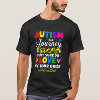 Camiseta Jornada do Pai Autista Amor Crianças Autistas