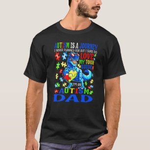 Camiseta Jornada do Pai com Autismo Citação Conscientização