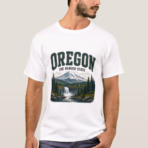 Camiseta Jornada pela Natureza Selvagem do Oregon Pacífico