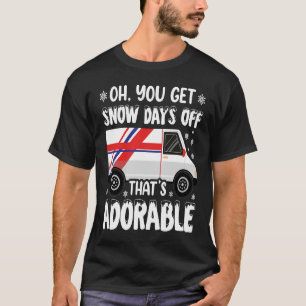 Camiseta Jornadas de Neve Fora do Escritório de Trabalho Po